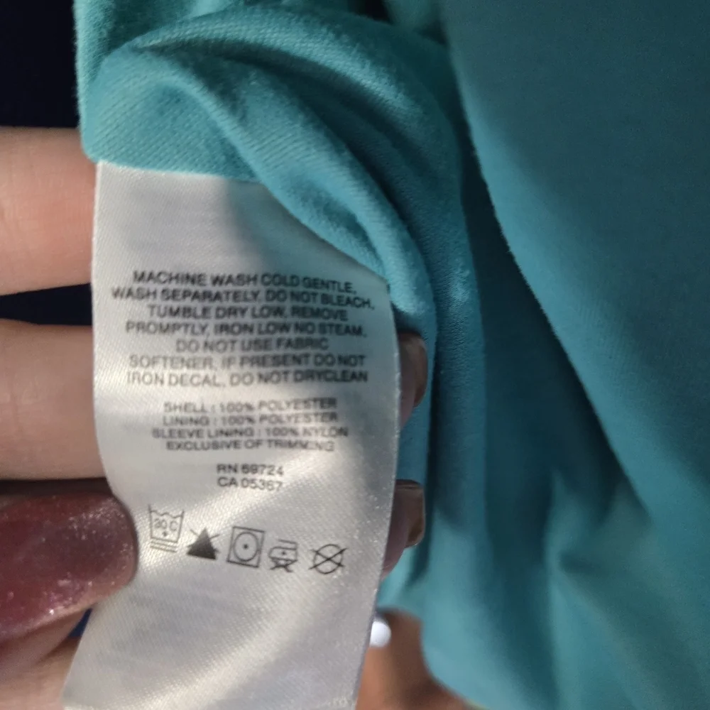 Columbia Kids Teal and Yellow Raincoat